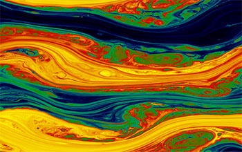 Turbulent mixing of a magnetized plasma