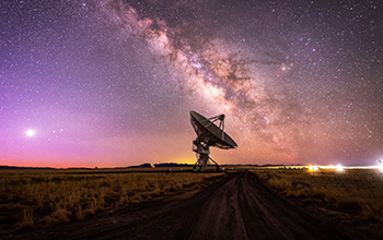 NSF's Karl G. Jansky Very Large Array is seen here during the 